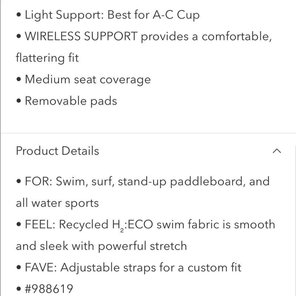 Athleta Hermosa One Piece Swimsuit | Large Black - Picture 6 of 6